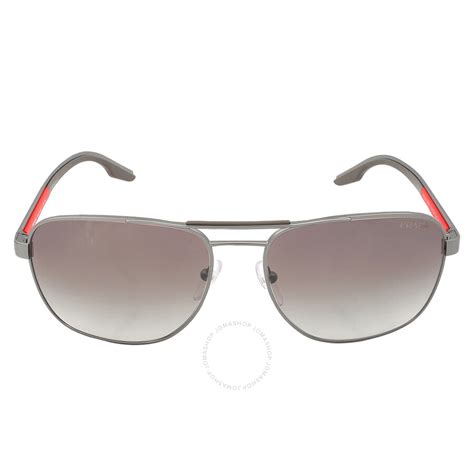 prada dg1252 grey|Prada Linea Rossa Prada Grey Mirror Gradient Polarized Silver .